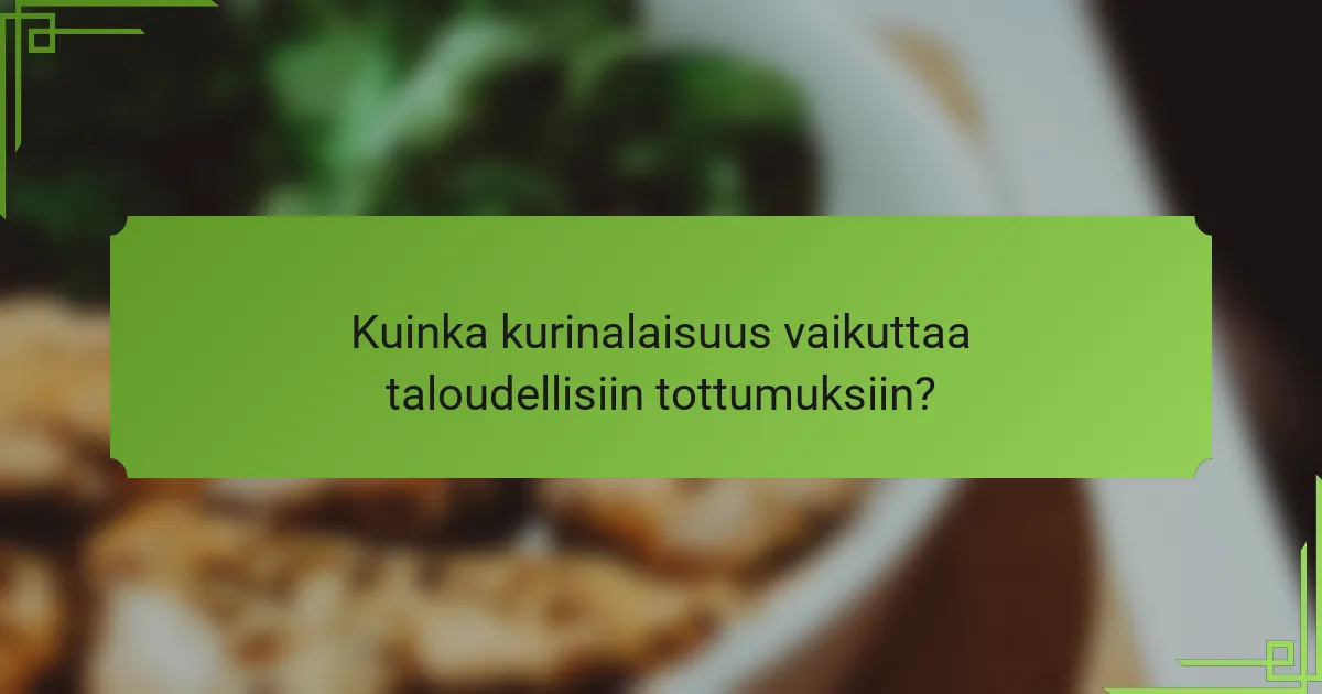 Kuinka kurinalaisuus vaikuttaa taloudellisiin tottumuksiin?